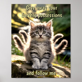 Sad & Lonely Pets Poster Print: Follow Me