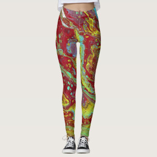 Saddle Up 3 Leggings Psychédéliques Forme Gratuite
