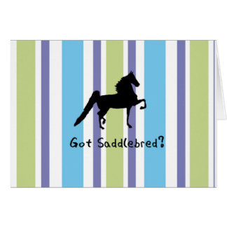 Saddlebred obtenu ?