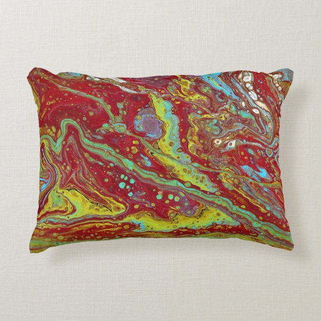 Saddup 3 Coussin psychédélique de forme libre (Devant)