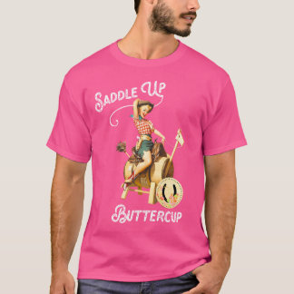 Saddup Buttercup Cowgirl Chemise Rodéo Tshirt Amus