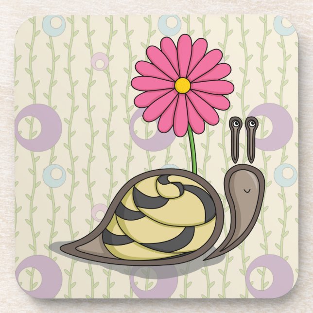 Sadie le Dessous de verre Carré des escargots (Devant)