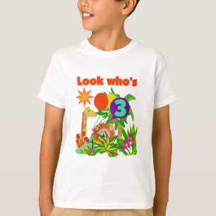 Safari 3ème anniversaire Tshirts et cadeaux