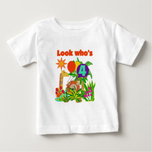 Safari 4e anniversaire Tshirts et cadeaux