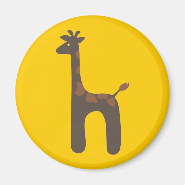 Safari : Aimant girafe (Devant)