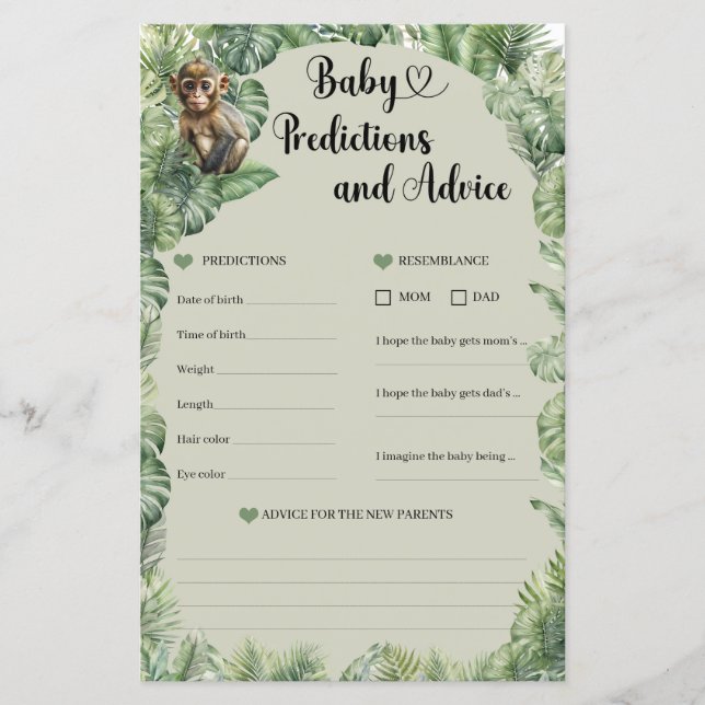 Safari Animaux Baby Predictions et conseils JEU (Devant)