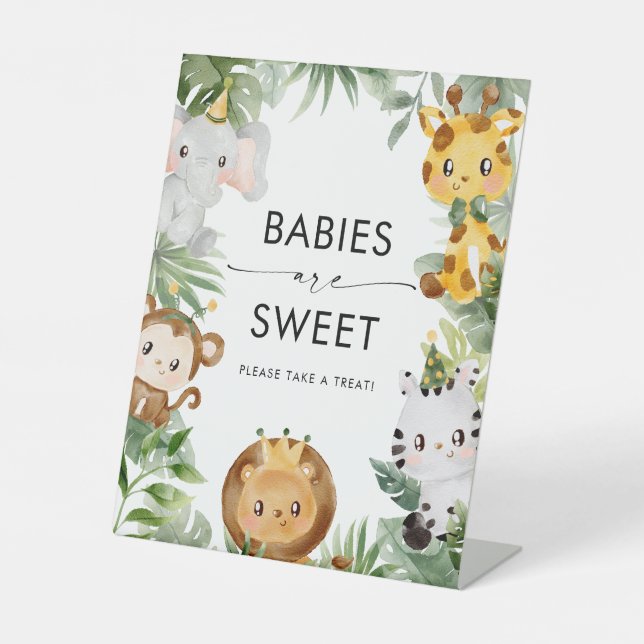 Safari Animaux Les bébés sont signes doux (Recto)