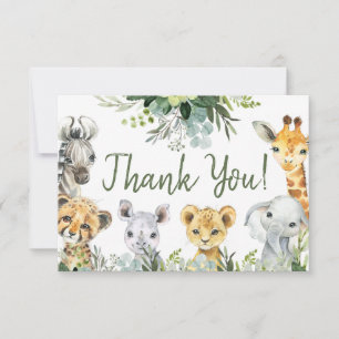Safari Animaux Oh Baby Green Jungle Baby shower