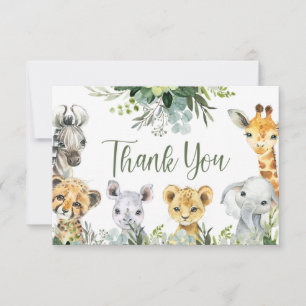 Safari Animaux Oh Baby Green Jungle Baby shower