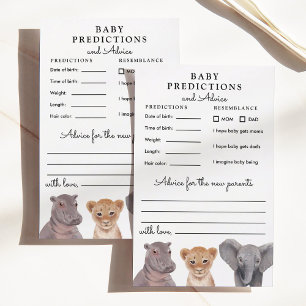 Safari Baby Animals Prédictions et conseils