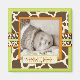 Safari Boy - Magnet photo vert