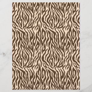 Safari Boy Scrapbook Papier Zebra