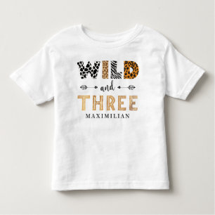 Safari Sauvage et Trois Ans T-shirt bébé