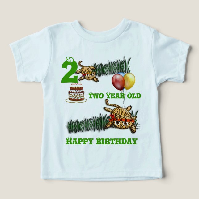 Safari ultra mignon Leopard Invitations d'annivers (Design Recto)