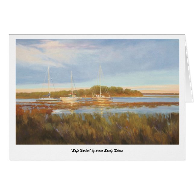 "Safe Harbor" de l'artiste Sandy Nelson (Devant horizontal)