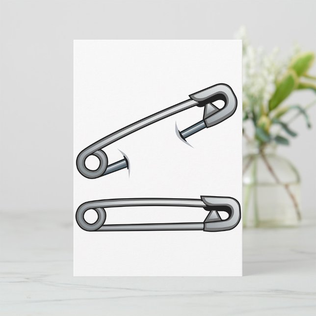 Safety Pins Invitations (Créateur téléchargé)