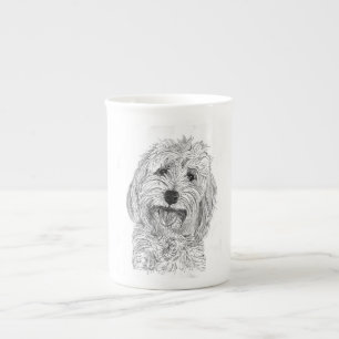 Saffy la tasse blanche de Cockapoo Chine