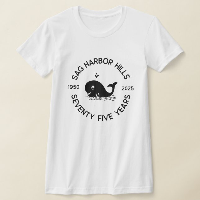 SAG HARBOR HILLS 75ÈME FEMMES COUPÉE T-SHIRT (Poser)