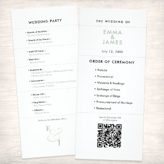 Sage Ampersand Mariage | Programme | Code QR