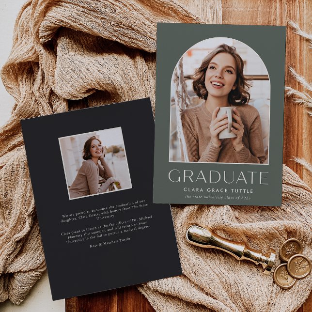 Sage | Classic Arch Photo Faire-part (Créateur téléchargé)