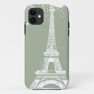 Sage Eiffel Tour Iphone 5 Coque