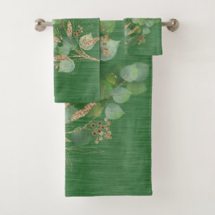 SAGE EUCALYPTUS BRUSHÉ MÉTALLIQUE VERT