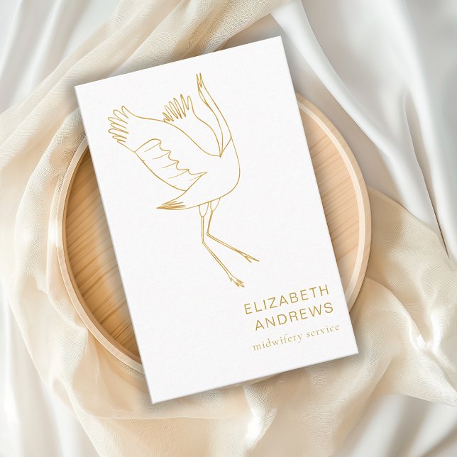 Sage-femme, Storch, carte de visite tout simplemen (Créateur téléchargé)