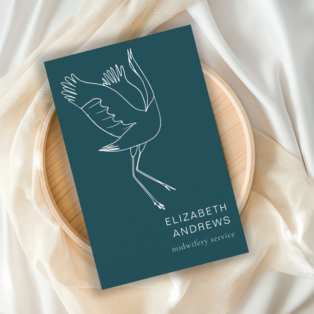 Sage-femme, Storch, carte de visite tout simplemen (Créateur téléchargé)