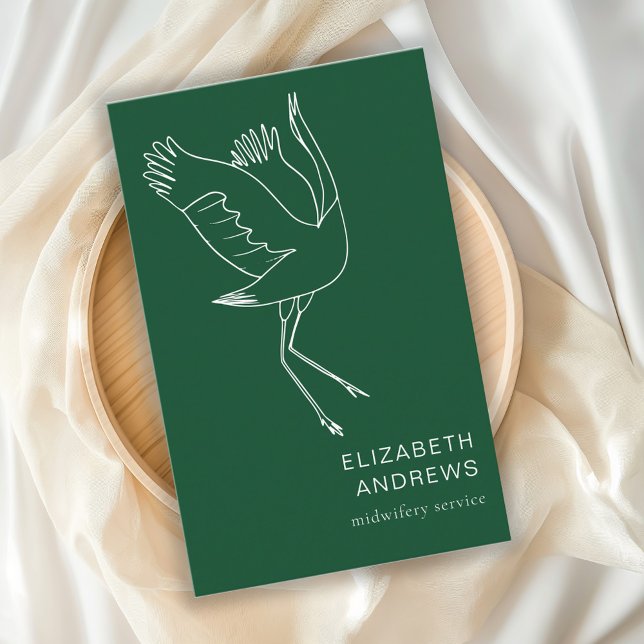 Sage-femme, Storch, carte de visite tout simplemen (Créateur téléchargé)