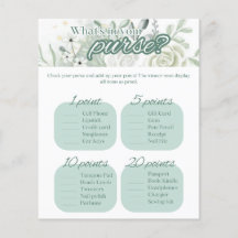 Sage Fête des mariées Game - Qu'y a-t-il dans votr