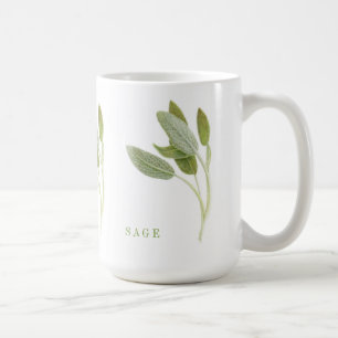 SAGE FRAIS Tall White Mug