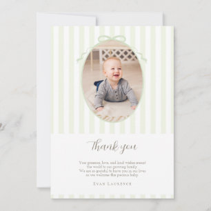 Sage Green Silly Goose Carte de remerciements phot