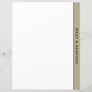 Sage noir et blanc Recette Divider Viande et fru