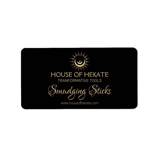 Sage Smudging Stick Étiquettes (Devant)