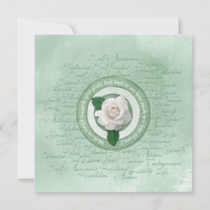 Sage Vert avec Citation d'autonomisation de Rose B