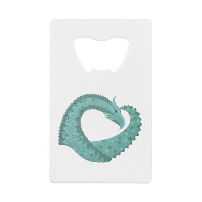 Sage vert coeur dragon sur blanc (Devant)