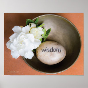 Sagesse, 14" x 11" - affiche mate archivistique