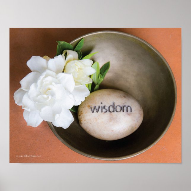 Sagesse, 14" x 11" - Poster d'archives sur matte (Devant)