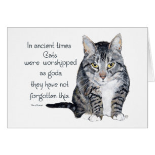 Sagesse Féline - dans les temps anciens, les chats