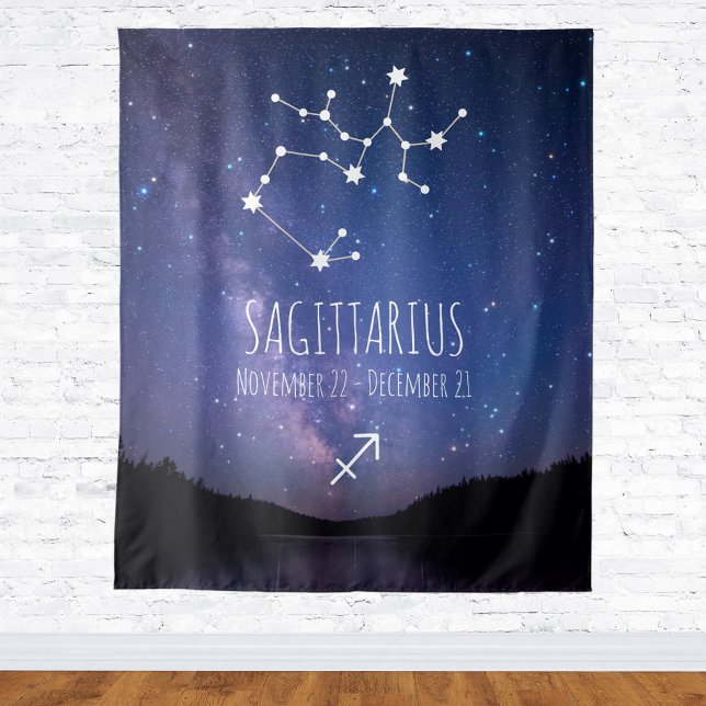 Saggitarius | Tapisserie d'Astrologie Personnalisé (Créateur téléchargé)