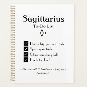 Sagittaire - Liste des choses à faire
