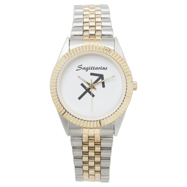 Sagittaire Signe du Zodiaque. Montres Hommes. (devant)
