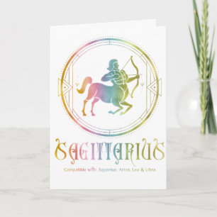 Sagittarius Compatibilité Carte de voeux Anniversa