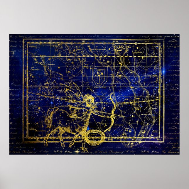 sagittarius constellation poster (Devant)