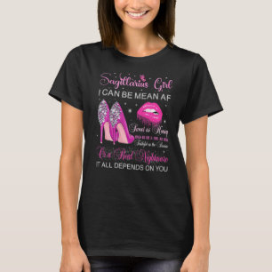 Sagittarius Fille Anniversaire talons hauts Lèvres
