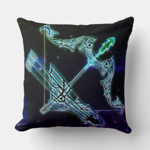 sagittarius l'archer zodiac coussin
