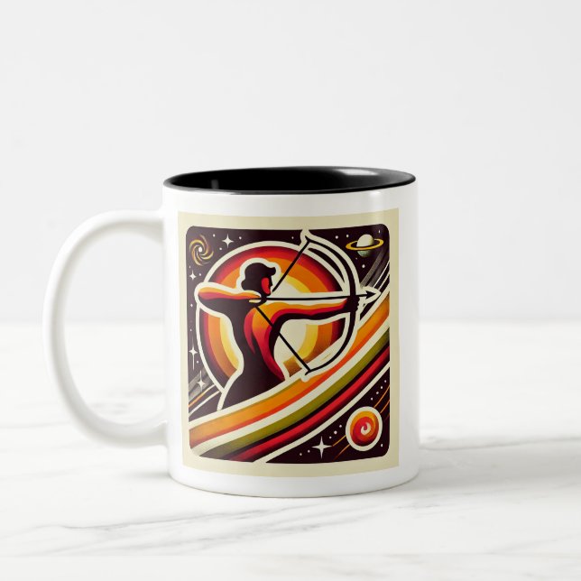 Sagittarius Zodiac Café Mug Homme Design (Gauche)