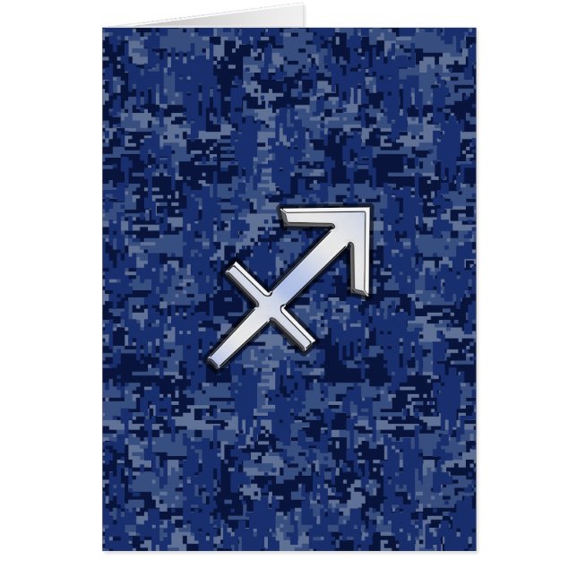 Sagittarius Zodiac Connexion Camo numérique de mar (Devant)