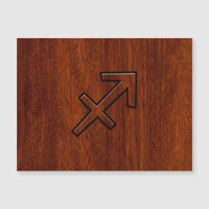 Sagittarius Zodiac Connexion Mahogany Style Brown