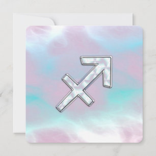 Sagittarius Zodiac signe sur Mère de style perle